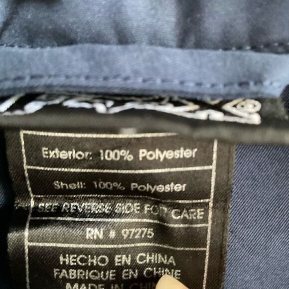 Fox Dress Shirt Collar Snap Button Front Blue 1 Pocket Short Sleeve Men XL - Picture 9 of 13